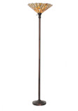 Meyda Lighting 68439 Jadestone Delta Tiffany 70" Tall Torchiere Lamp