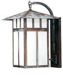 Meyda Custom 72463 Seneca Modern Verdigris LED Light Sconce