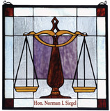 Meyda Lighting 79886 Personalized Tiffany Stained Glass Window