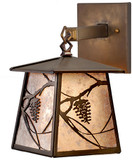 Meyda Custom 82147 Whispering Pines Rustic Antique Copper Sconce Lighting