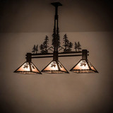 Meyda Custom 82171 Winter Pine Rustic Antique Copper Kitchen Island Light Fixture