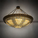 Meyda Custom 99693 Fleur-de-lis Tiffany Ceiling Lighting