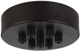Generation Lighting MPC07ORB Oil Rubbed Bronze 7-Light Multi-Port Canopy with Swag Hooks