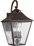 Visual Comfort Studio OL14404SBL Galena Traditional Sable Outdoor 13" Wall Sconce Light