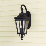 Generation Lighting OL5402BK Cotswold Lane Black Exterior 9.5" Wall Sconce Lighting