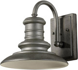 Generation Lighting OL8600TRD/T Redding Station Tarnished Silver Exterior 9" Lamp Sconce
