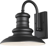 Generation Lighting OL8601TXB Redding Station Textured Black Exterior 12" Wall Lighting