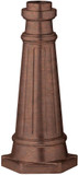 Generation Lighting POSTBASE-CO Outdoor Post Base Copper Oxide Exterior Post Base
