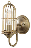 Generation Lighting WB1703DAB Urban Renewal Short 6 Inch Wall Lighting - Dark Antique Brass