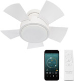 Modern Forms FH-W1802-26L-MW Vox Matte White LED Indoor / Outdoor 26" Ceiling Fan