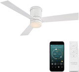 Modern Forms FH-W1803-52L-MW Axis Matte White LED Indoor / Outdoor 52" Home Ceiling Fan
