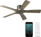 Modern Forms FH-W1811-5-GH/WG Aviator Graphite Weathered Gray LED Interior / Exterior 54" Home Ceiling Fan