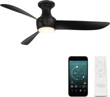 Modern Forms FH-W2203-52L-MB Corona Matte Black LED Interior / Exterior 52" Home Ceiling Fan