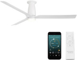 Modern Forms FH-W2502-52L-MW Smooth Contemporary Matte White LED 52" Indoor / Outdoor Ceiling Fan