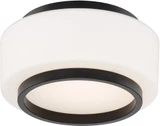 Modern Forms FM-12508-BK Preston Contemporary Powder Coated Black LED Overhead Lighting