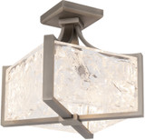 Modern Forms FM-32112-BN Emblem Contemporary Electroplated Brushed Nickel LED Overhead Lighting Fixture