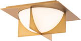 Modern Forms FM-94314-AB Echelon Contemporary Aged Brass LED Flush Lighting