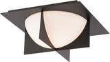 Modern Forms FM-94314-BK Echelon Contemporary Black LED Ceiling Light Fixture