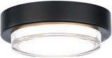 Modern Forms FM-W76108-BK Kind Modern Black LED Ceiling Light Fixture