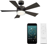 Modern Forms FR-W1801-42L-BZ Wynd Bronze LED Indoor / Outdoor 42" Home Ceiling Fan