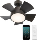 Modern Forms FR-W1802-26L-BZ Vox Bronze LED Interior / Exterior 26" Ceiling Fan
