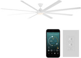 Modern Forms FR-W1805-120L-MW Hydra Matte White LED Indoor / Outdoor 120" Home Ceiling Fan