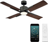 Modern Forms FR-W1806-56L-OB/DW Cervantes Oil Rubbed Bronze Dark Walnut LED Indoor / Outdoor 56" Ceiling Fan