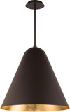 Modern Forms PD-12422-BZ/GL Taper Contemporary Bronze Gold LED Hanging Light