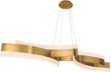 Modern Forms PD-31058-AB Arcs Modern Aged Brass LED Island Lighting
