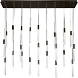 Modern Forms PD-35623L-BK Magic Black LED Multi Drop Ceiling Lighting