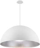 Modern Forms PD-55735-SL Yolo Modern White Silver Leaf LED 35.5" Drop Lighting Fixture