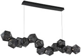 Modern Forms PD-62864-BK Riddle Contemporary Black LED Island Light Fixture