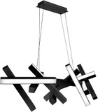 Modern Forms PD-64848-BK Chaos Contemporary Black LED Kitchen Island Lighting