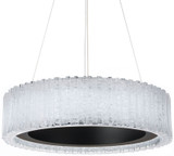 Modern Forms PD-70128-BK Rhiannon Black LED Drum Pendant Light Fixture