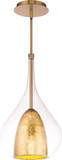Modern Forms PD-74318-AB-GL Helios Modern Aged Brass Gold LED Mini Lighting Pendant