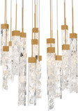 Modern Forms PD-78021R-AB Minx Modern Aged Brass LED Multi Hanging Light