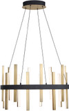 Modern Forms PD-87924-BK-AB Harmonix Modern Black Aged Brass LED Pendant Lighting Fixture
