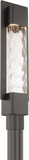 Modern Forms PM-W54523-BZ Mist Contemporary Powder Coated Bronze LED Exterior Post Lighting Fixture