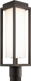 Modern Forms PM-W73520-BZ Framed Modern Powder Coated Bronze LED Outdoor Post Light Fixture