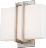 Modern Forms WS-26111-BN Downton Modern Brushed Nickel LED Wall Lighting Sconce