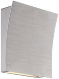 Modern Forms WS-27610-AL Slide Modern Brushed Aluminum LED Wall Lighting