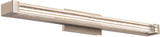 Modern Forms WS-3527-BN Skein Contemporary Electroplated Brushed Nickel LED 27" Bathroom Wall Sconce