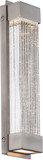 Modern Forms WS-58814-BN Tower Modern Electroplated Brushed Nickel LED 14" Bathroom Lighting Sconce