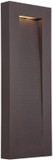 Modern Forms WS-W1122-BZ Urban Modern Bronze LED Exterior Sconce Lighting