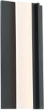 Modern Forms WS-W16218-BK Enigma Contemporary Black LED Outdoor Sconce Lighting