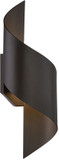 Modern Forms WS-W34517-BZ Helix Contemporary Bronze LED Outdoor Wall Lighting