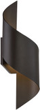 Modern Forms WS-W34524-BZ Helix Modern Bronze LED Exterior Light Sconce