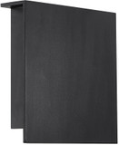 Modern Forms WS-W38610-BK Square Modern Black LED Exterior Wall Lamp