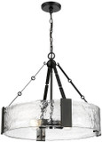 Millennium 19404-MB Rezi Contemporary Matte Black 24" Drop Lighting Fixture
