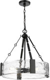 Millennium 19403-MB Rezi Contemporary Matte Black 20" Pendant Light